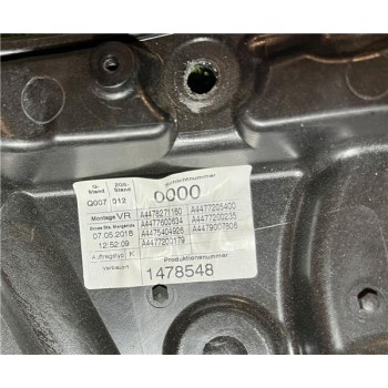 Recambio de elevalunas manual del. dcho. para mercedes-benz vito tourer (447)(07.2014) 1.6 109/110/111/114 cdi base fwd compacta