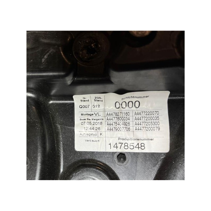 Recambio de elevalunas manual del. izdo. para mercedes-benz vito tourer (447)(07.2014) 1.6 109/110/111/114 cdi base fwd compacta