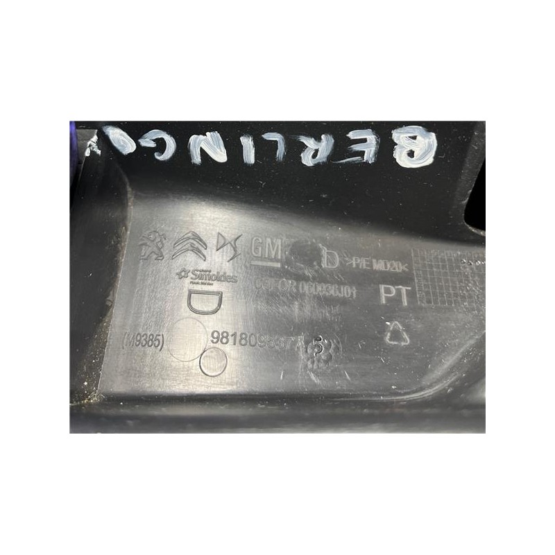 Recambio de moldura puerta del. dcha. para citroën berlingo furgón (09.2018) 1.5 berlingo m [1,5 ltr. - 75 kw blue-hdi fap] refe